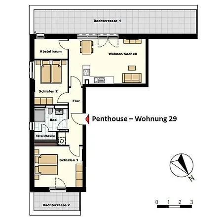 Weisse Whg 29 Penthouse * Boltenhagen (Ostseebad)